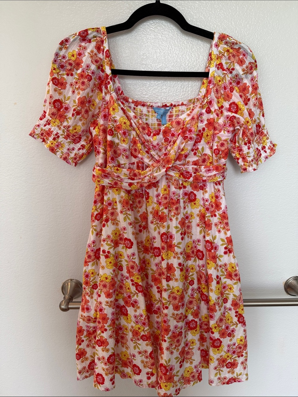 Draper James Floral Mini Dress, size O